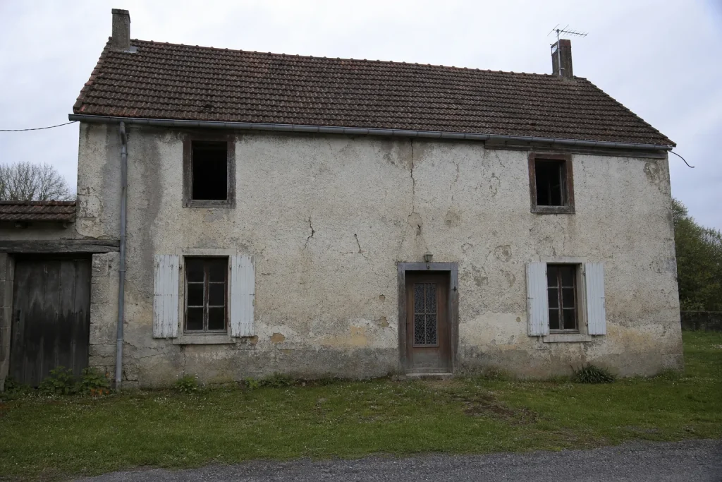Fau00e7ade ancienne avant isolation