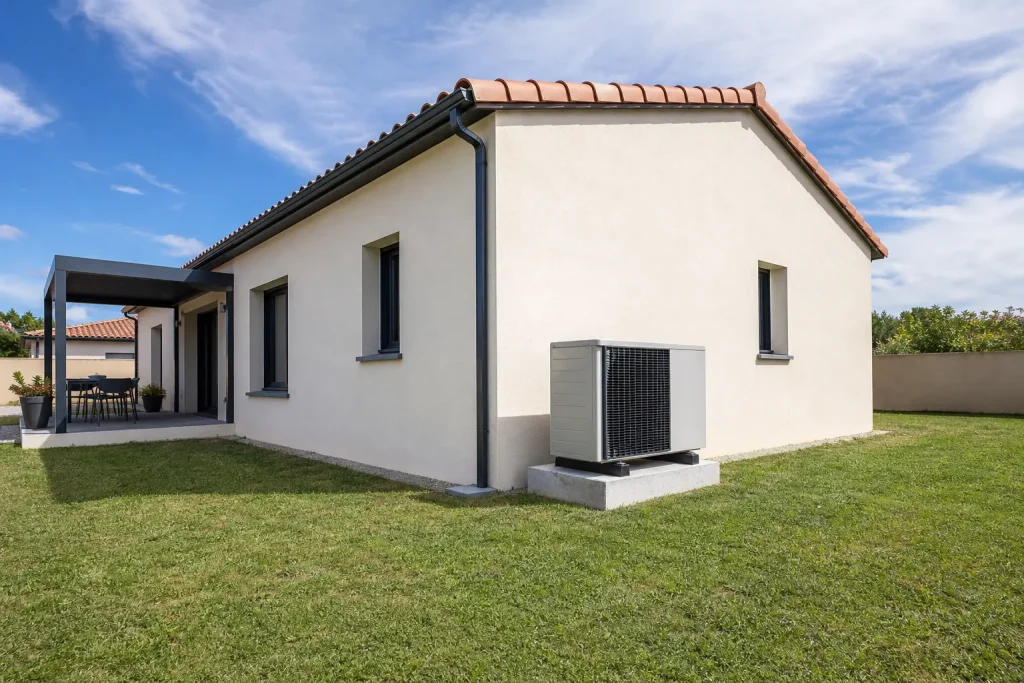 Pompe u00e0 chaleur d'une maison neuve